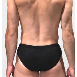 Men's Shorts 2024 Swimwear Fashion Triangle Swim Trunks Summer Black Swimsuit Low Waist Bikini Panties Quick-Drying Push Pad Briefs