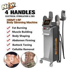 Hiemt Body Slimming Emslim Neo RF Build Muscle Stimulator Equipment 5000W 200 HZ High Power EMS Shaping Vest Line Profesional Emszero Weight Loss Machine