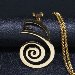 Dai Ko Myo 14k Yellow Gold Pendant Necklace Women/Men Gold Colour Master Reiki Symbol Necklaces Jewellery gargantilla