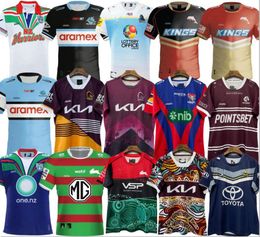 2024 Panthers Shark rugby Jerseys Cowboy Wild Horse Maru Rooster Knight Titan Cowboy Rhinoceros Home Away Training JERSEY All Nrl League Mans T-Shirts Size S-5XL