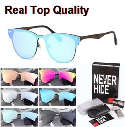 High Quailty Newest Aluminum Sunglasses Men Women Brand design Mirror Eyewear with original box, packages, accessories, everything3216482