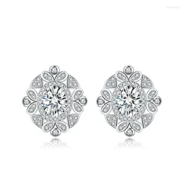 Stud Earrings AIYANISHI 925 Sterling Silver Women For Girls Wedding Anniversary Party Jewelry Wholesale Gifts