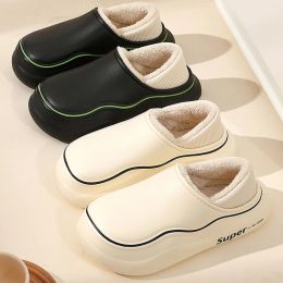 Slippers Women Winter EVA Shoes Unisex Garden Clogs Waterproof Kitchen Shoes Men House Warm Slippers Home Plush Slippers Comfortable Shoe