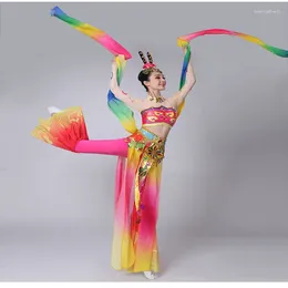 Stage Wear Chinese Traditional Nationality Dunhuang Dance Costume Flying Classical Performance Female Adult