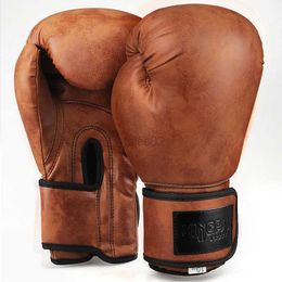 Protective Gear GINGPAI New Mens Boxing Gloves Sandbag Training Glove 8 10 12oz MMA Fight Boxing Muay Thai Match Special Glove Guantes De Boxeo yq240318