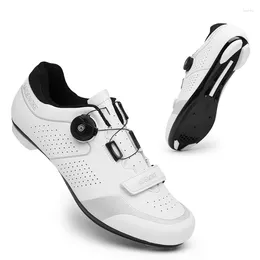 Cycling Shoes MTB Men Women Sneakers Mountain Road Bike Sports Off-road Bicycle Trainers White Flat Racing