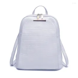 School Bags AODUX Fashion Female Backpacks Genuine Leather Women Backpack Ladies Bag Top Layer Cowhide Book Ipad Mochila