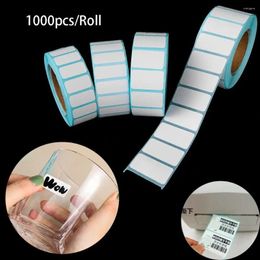 Gift Wrap 1000pcs/Roll Adhesive Thermal Label Sticker Paper Supermarket Price Blank Direct Print Waterproof