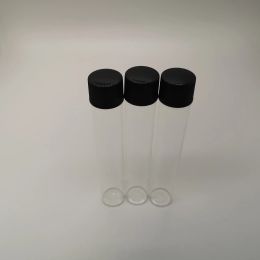 wholesale Glass tubes packaging with plastic lids 30g tube with screw cap could custom labels ZZ