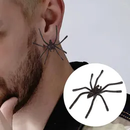 Stud Earrings Earstuds Giant Spider Alternative Lover Personality Funny Goth Fashionista Gothic Accessories