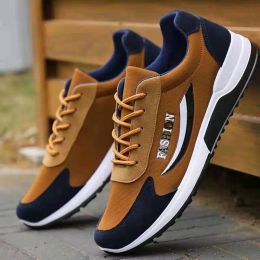 Boots Men Tennis Shoes Canvas Sports Shoes for Men Lace Up Breathable Casual Sneakers Nonslip Training Footwear Men Vulcanized Shoes