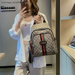 Factory 50% Discount on Promotional Brand Designer Women's Handbags Backpack High-end Printing Backpack Casual Simple and Trendy