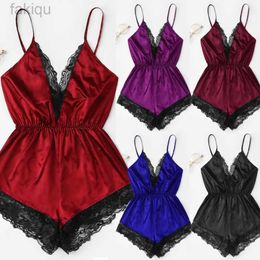 Sexy Pyjamas Sexy Lingerie Sleepwear Sling Silky Comfortable Nightwear Silk Satin Sleeveless Robe Kimono Robe Short Bathrobe Pajamas 24318