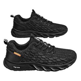 HBP Non-Brand Spring and Autumn Mens Versatile Fashionable Sports and chunky Casual Shoes Blade Soft Sole mesh Running Shoes