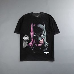 Darcsport Batman Print Футболка Wolf Head American Mens and Womens Sports Leisure свободный дышащий