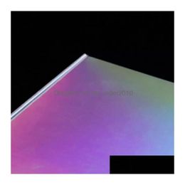 Gift Wrap Laser Rainbow Aircraft Box High-Grade Boxes For Tea Jewellery Candy Diy Handmade Soap Packing 10X10X3Cm Drop Delivery Home Gar Dh3Rf