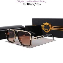 metal designer sunglasses for women dita glasses men luxury Top fashion Outdoor Beach quay Classic Rectangle Retro Frame senior ppdda sunglasse ZK3A