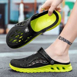 Sandals 2023 Summer Beach Sandals NonSlip Breathable Men's EVA Clogs Sandals Trendy Garden Holes Shoes Men Flip Flops