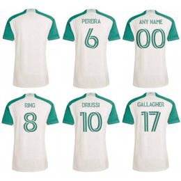 2024 Austin FC Soccer Jerseys 24/25 #5 VALENCIA PEREIRA RIGON RING ZARDES Uniform Mens #10 DRIUSSI REDES FINLAY FAGUNDEZ JIMENEZ GALLAGHER CASCANTE Shirt