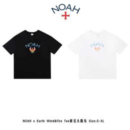 Men's T-Shirts Fashion Classic Bird Letter Printed Noah T-shirt Womens EU Size 100% Cotton Gothic Harajuku Noah Top T-shirt J240316