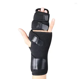 Wrist Support One Size Holder Compression Fixation Sprain Splint Black Finger Correction Device Fixed Health Care Adults