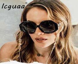 Sunglasses Oversized Irregular Hexagon Sunglasses Hollow Legs Brand Designer Eye Glasses For Female Gafas Sunglasses T220923242232