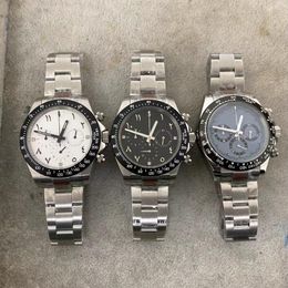 Top Clones Luxury mens design clone watch 43mm stainless steel VK timing code watch, luminous waterproof sapphire top grade Cloni di primo livello Spitzenuhr