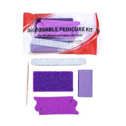 Dresses 500 Sets Disposable Pedicure Kit Sandpaper Sanding Block Polishing Fake Nail Tips for Manicure Finger Care Nail Art Beauty Tool