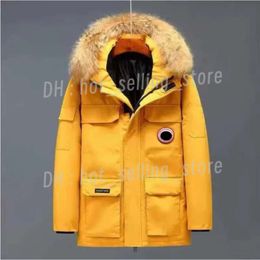 Designer Canadian Men's And Women's Down Parkas Jackets Winter Work Clothes Jacket Outdoor Thickened Warm Keeping Couple Live Broadcast Coat Goode Gooses 12