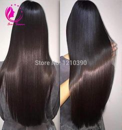 Long Silky Straight Human Hair U Part Wig For Black Women SideMiddle Part Virgin Brazilian UPart Wig Natural color52241727665578