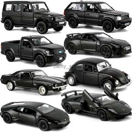 Diecast Model Cars 1 36 Diecast Car Authourized Vehicle Models Dark Black Series Exquisite Made Collectible Play 5Inch Pocket Toy For BoysL2403