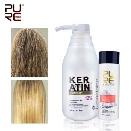 Treatments 8.28 PURC Brazilian Keratin 12% Formalin 300ml Keratin Treatment Shampoo Straightening Hair Repair Damage Hair Keratin for Hair