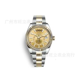 Mens Lao Jia log type luminous automatic mechanical Skywalker watch steel band sky wallet WatchTPFW