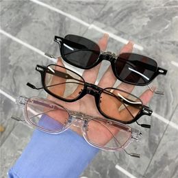 Sunglasses Fashion Vintage Women Men Luxury Star Designer Small Half Frame Shades Orange Sun Glasses Eyewear UV400