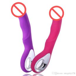 G Point Vibrator Dildo 10 Speed Waterproof Silent G Spot Master Clitoris Vaginal Stimulator Massager Adult Sex Toys1027343