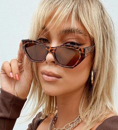 Sunglasses Blue Cat Eye Women Vintage Small Clear Shades Brand Designe Sun Glasses Ladies Eyewear Oculos Feminino De Sol UV4007405347