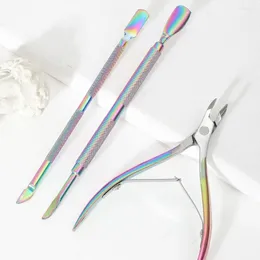 Nail Art Kits Easy To Use Cuticle Nipper Efficient Dead Skin Removal Remover Manicure Tools Colourful Scissor Plier Durable