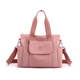 Tote Bag Handbag Shoulder Bag for Women Nylon Waterproof Large Capacity Shopping CrossBody Bag Ladies Messenger Bag 240309