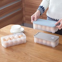 Storage Bottles Special 10 Grids Egg Holder Simple Airtight Plastic Containers With Lid Stackable Tray Kitchen