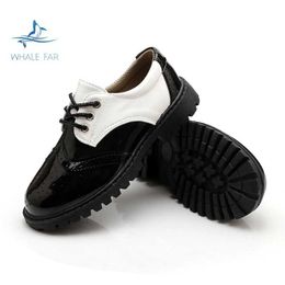 HBP Non-Brand Wholesale Hot sale boys hard sole leather shoes black performance English wind dress students