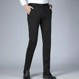 Men's Suits High Waist Trousers Suit Pants For Business Formal Wear In Winter Autumn Men