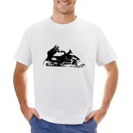 Men's Tank Tops Snowmobile On A Kilo Run At Speed T-Shirt Heavyweights Customizeds Hippie Clothes T Shirts For Men