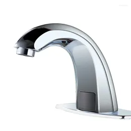 Bathroom Sink Faucets All Induction Faucet Automatic Touchless Hands Tap Easy To Instal
