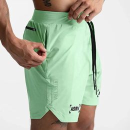 Gym Mens Quick-drying Training Shorts Men Sports Casual Clothing Fitness Workout Running Grid Compression Athletics Shorts 240306