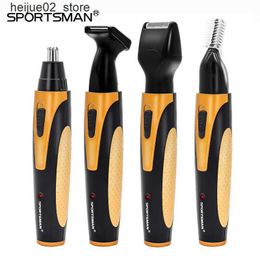 Electric Shavers 4-in-1 rechargeable electric nose hair trimmer hair removal machine beard trimmer Q240318