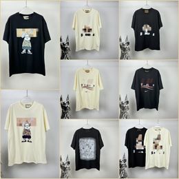 designer mens women T shirt technical shirt printing short sleeve casual breathable couple sweatshirt letter-printed pure cotton Asian size S-XL