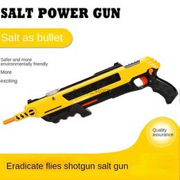 Gun Toys 3.0 BUG A SALT Reverse Yellow Bug A Salt Gun Gel Balls Child Toy Adult Toy Soft Bullet Eliminate Mosquitoes And FlieL2403