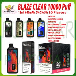 Breze Stiik BLAZE BS 10000 Puff Disposable E Cigarette With E-Liquid Battery Power LED Indicator Rechargeable 650mAh 18ml Puffs 10k
