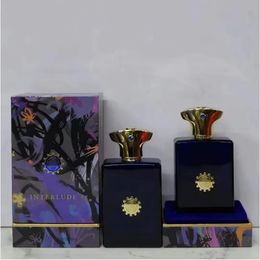 Designer Interlude Amouage Men's Perfume 100ml 3.4 Fl.oz Woody Oriental Fragrances Long Lasting Smell Mens Cologne Top Quality