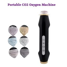 New Design Portable CO2 Bubble Oxygenation Capsules Pods Rechargeable Oxygen Skin Tightening Facial Machine